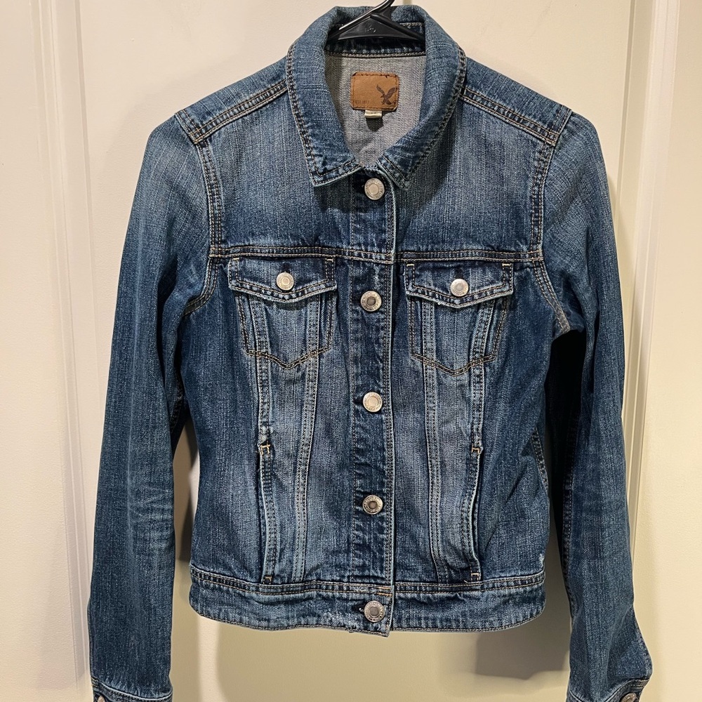 Classic Blue Denim American Eagle Jacket